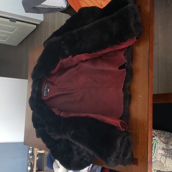 vintage Giorgio Parnucci faux fur coat sz 2x Made in USA - Picture 4 of 11